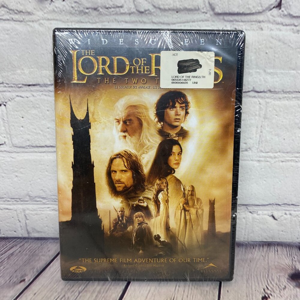The Lord of The Rings The Two Towers DVD Movie New Sealed 2002